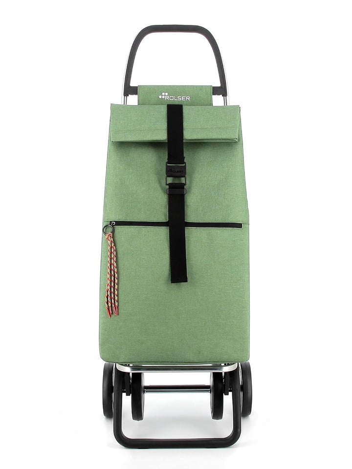 Einkaufstrolley Rolser Big Tweed 4 Räder - Grün 4 Räder Grün, 4 Räder Grün