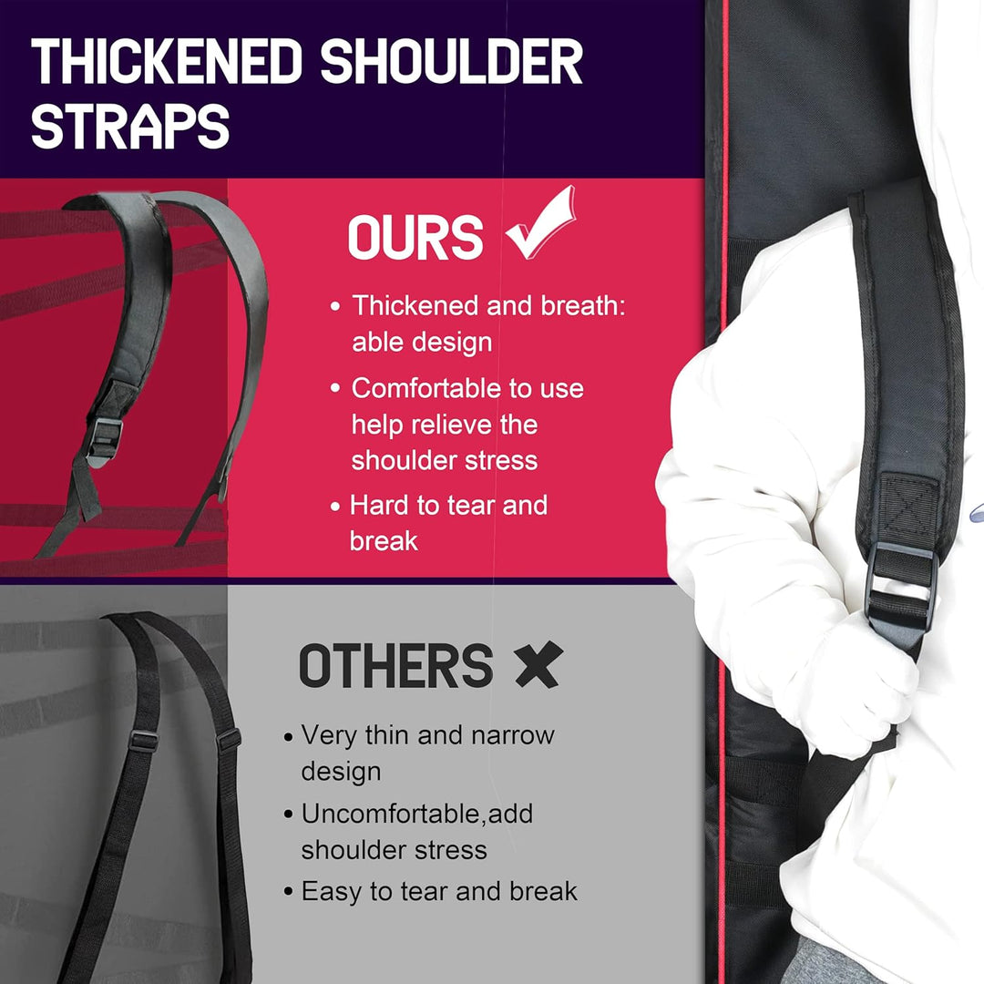 Ruibo Keyboardtasche 61 Tasten,Gigbag 600D Oxford-Tuch mit 10 mm Baumwoll-Gepolstert,Tragbar Langleb