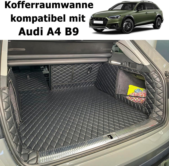 Kofferraumwanne für Audi A4 V (B9) Kombi (Avant) 2015-2025 | Kofferraummatte kofferraum schutzmatte