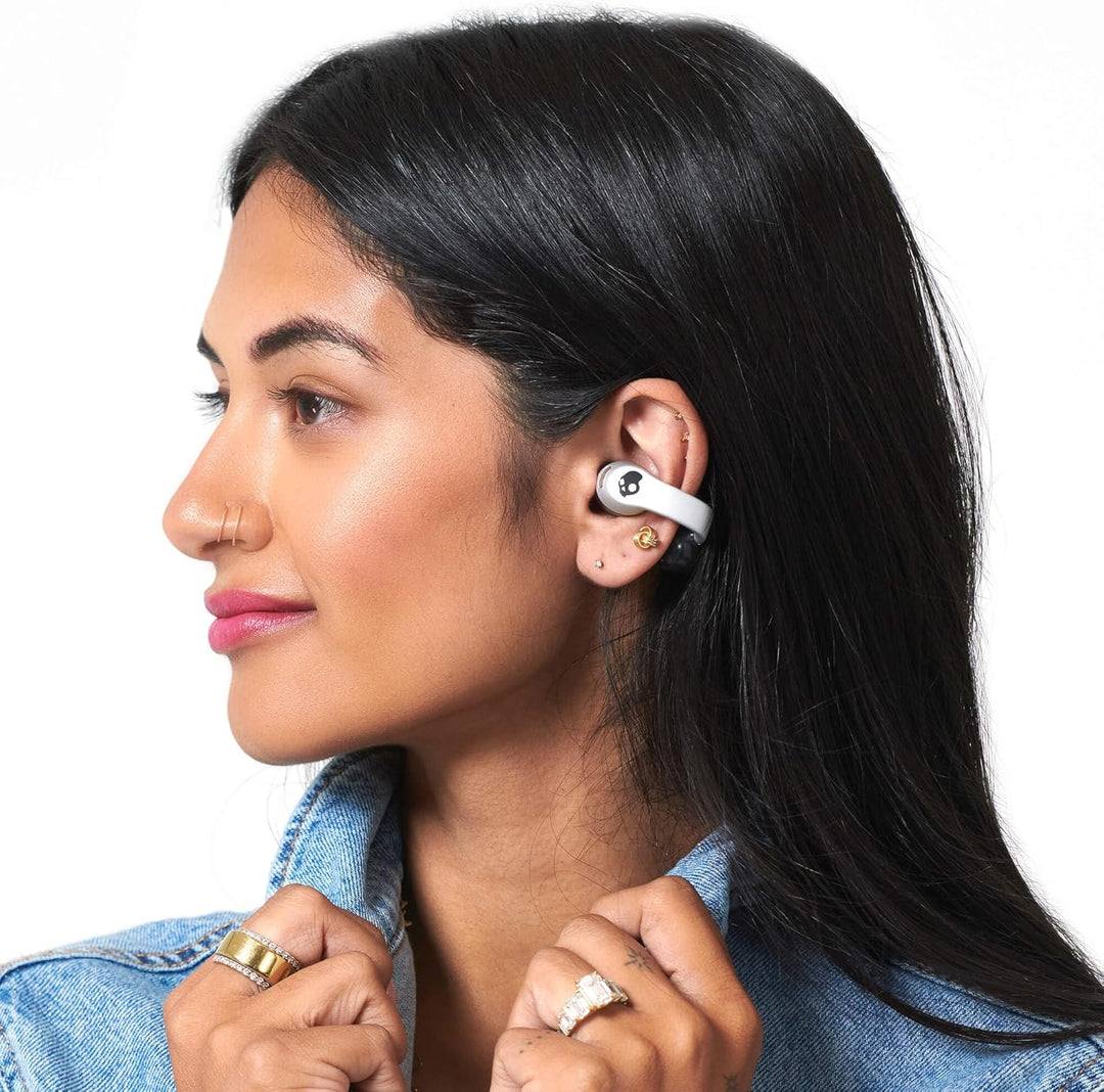 Skullcandy Push 720 Open Wireless Open Ear Bluetooth Earbuds, Headphones, Waterproof, Clip-On Lightw