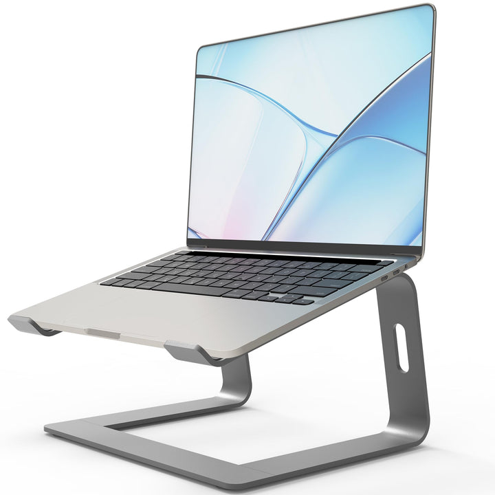 Orionstar Laptop Ständer, Ergonomischer Laptop Stand für Schreibtisch, Aluminium Laptop Halterung mi