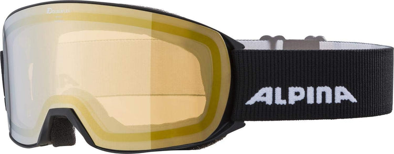 ALPINA NAKISKA Q-LITE - Verspiegelte, Kontrastverstärkende OTG Skibrille Mit 100% UV-Schutz Für Erwa