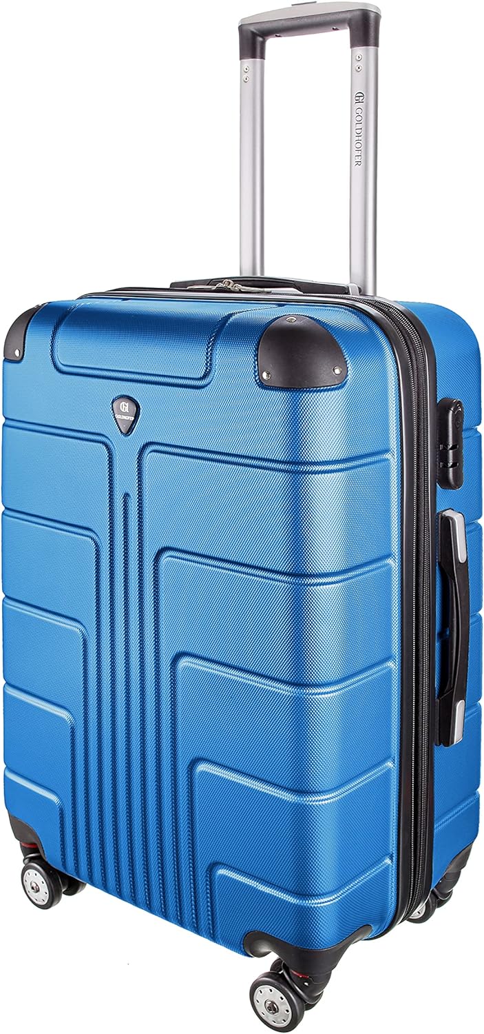 Goldhofer® Reisekoffer Set in 3 Grössen und 6 Farben (Blau)