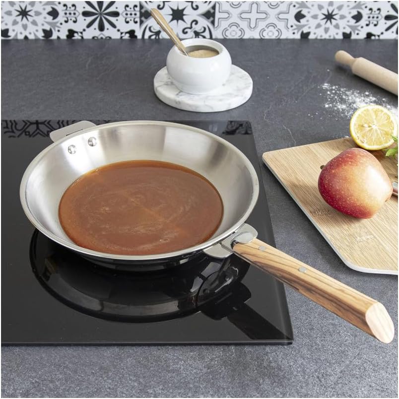 Cristel - POELE 32 CM CASTELINE AMOVIBLE - Cristel - P32QMP 32 cm Schwarz, 32 cm Schwarz