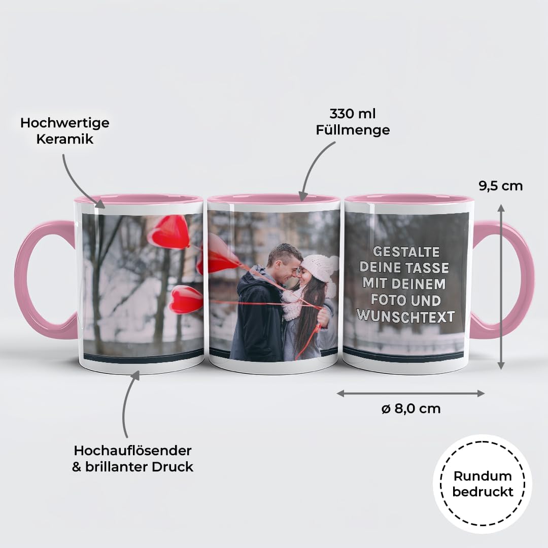 Personalisierte Tasse | personalisiert mit Foto oder Text | Tasse mit Bild | Geschenkidee | Fototass