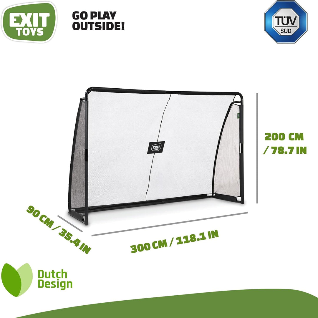 EXIT Toys Maestro Stahl-Fussballtor 300 x 200 cm, 300 x 200 cm