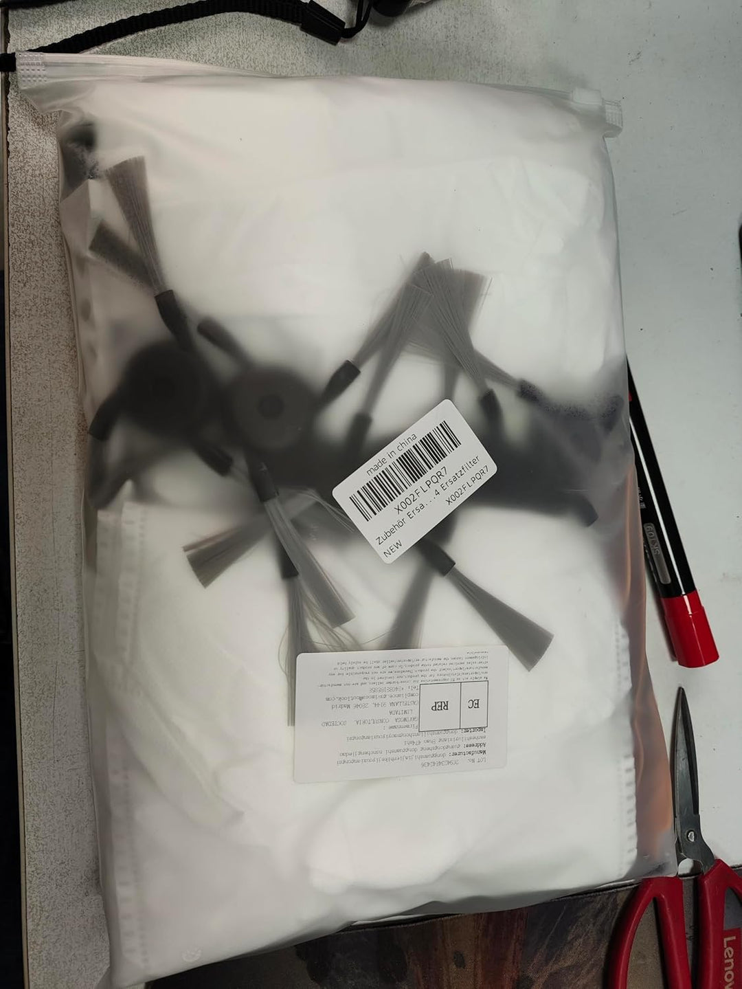 26 Stück Ersatzteile für Dreame D20 Pro Plus Zubehör, Komplettset mit 2 Hauptbürsten, 6 Seitenbürste