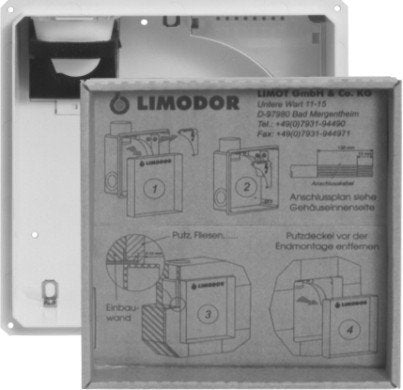 Limodor Unterputzgehäuse compact/H Abluftstutzen DN80