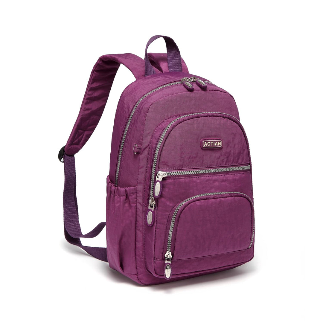 AOTIAN Frauen Rucksack Klassische Leichte Kleine Tagesrucksack Damen Nylon City Pack Jugendliche Läs