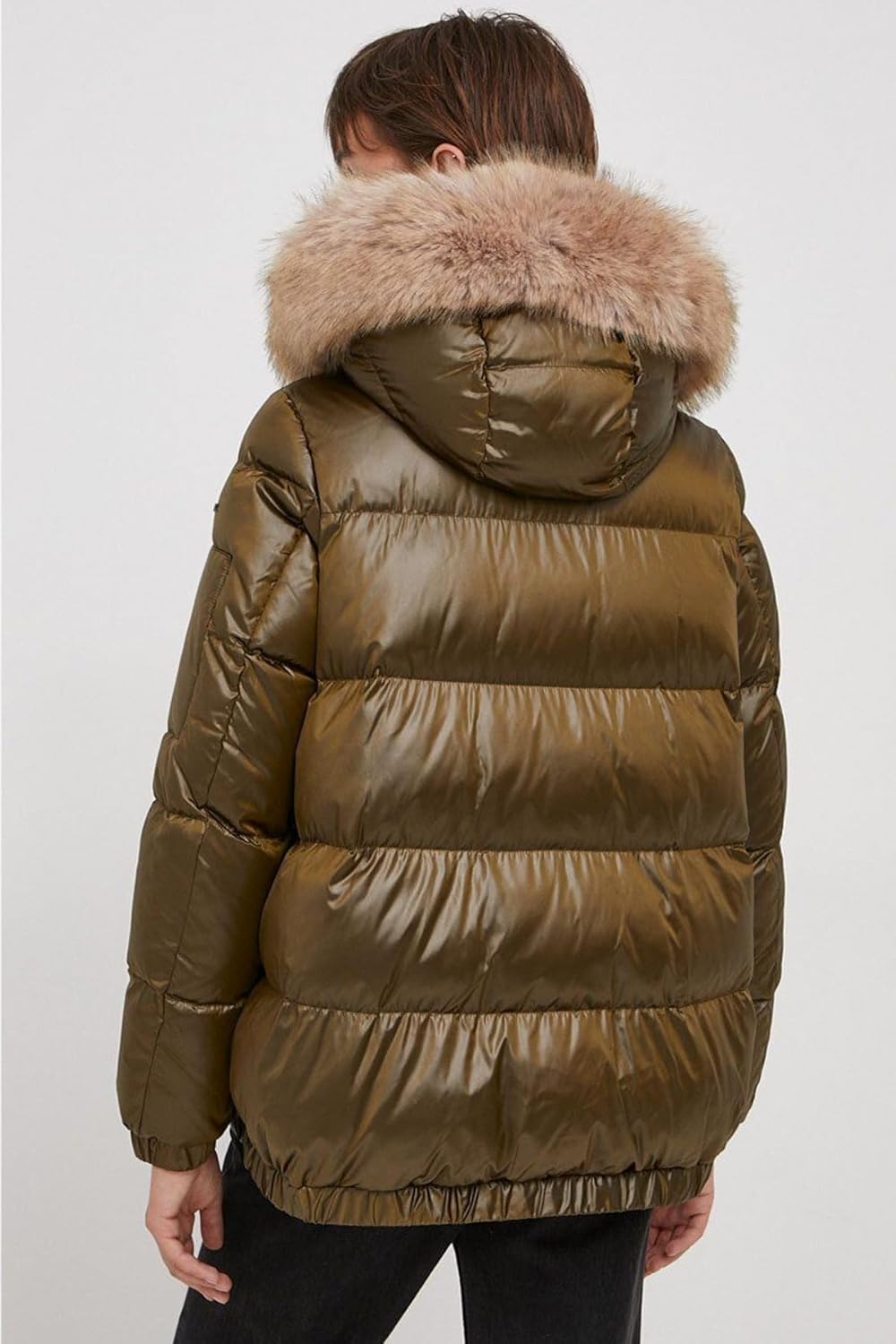 Geox Damen W Backsie Jacket 52 DARK OLIVE, 52 DARK OLIVE
