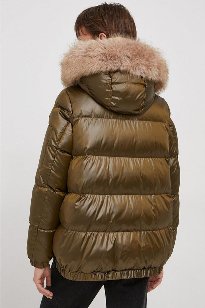 Geox Damen W Backsie Jacket 52 DARK OLIVE, 52 DARK OLIVE