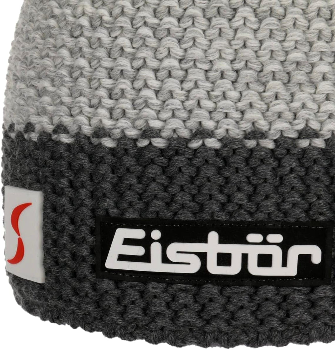 Eisbär Star Pompon Mütze SP Kids anthrazit-h.graumeli-li.Yellow