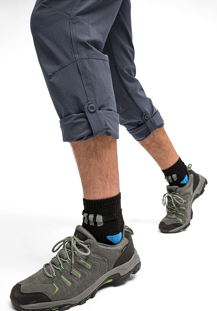 Maier Sports Herren Outdoorhose Nil, funktionale Wanderhose, atmungsaktive Trekking-Hose mit Rollup-