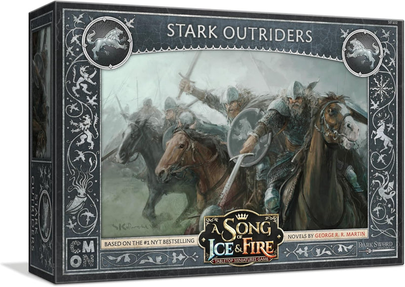 CoolMiniOrNot CMNSIF102 Thrones A Song of Ice and Fire Miniaturen Spiel: Stark Outriders Erweiterung