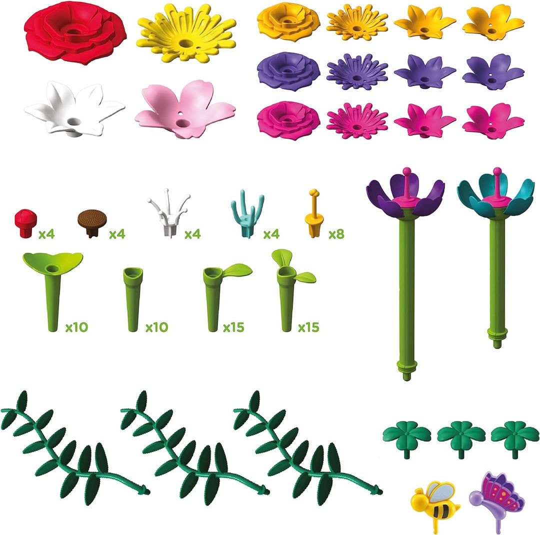 VTech Steckspass-Blumen – Magischer Blumentopf zum Selbstzusammenstecken und Dekorieren mit Musik un