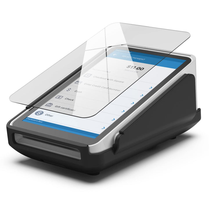 Schutzhülle und Displayschutzfolie für Square Terminal Card Reader, Aussengehäuse mit rutschfester U
