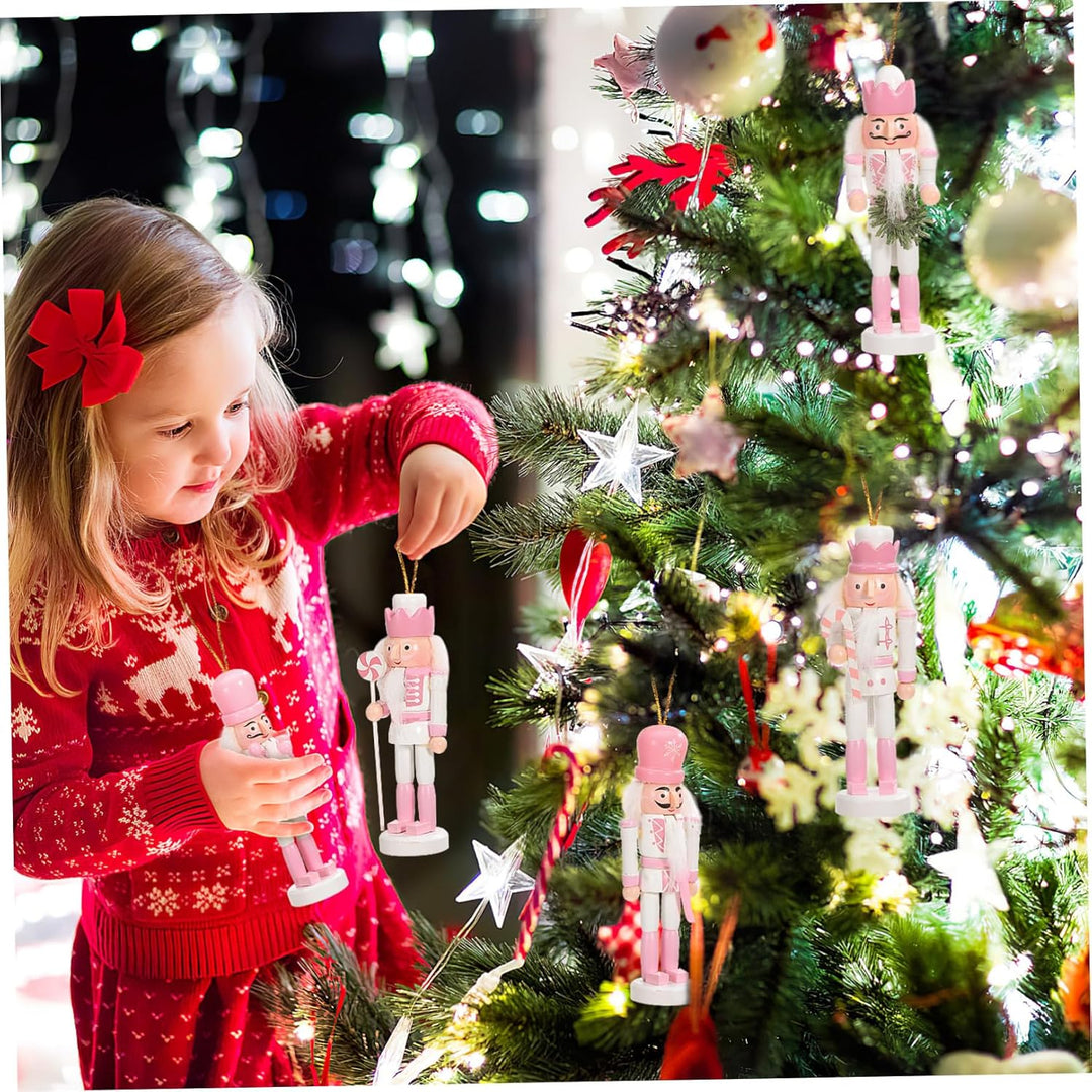 VANZACK Weihnachts-Nussknacker: Hängender Nussknacker-Anhänger Tisch-Nussknacker-Ornamente Für Zuhau