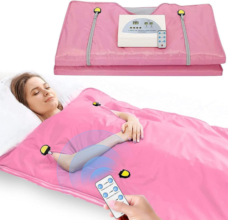 VAYOTOY Infrarot-Saunadecke 2 Zone Digital Heim Saunadecke Professionel Detox Therapie Sauna Tragbar