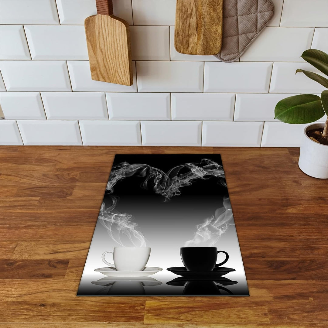 SMTDeco Herdabdeckplatte Ceranfeld abdeckung Aufrollbare Matte für Induktion Einteilig 30x52 cm Kaff