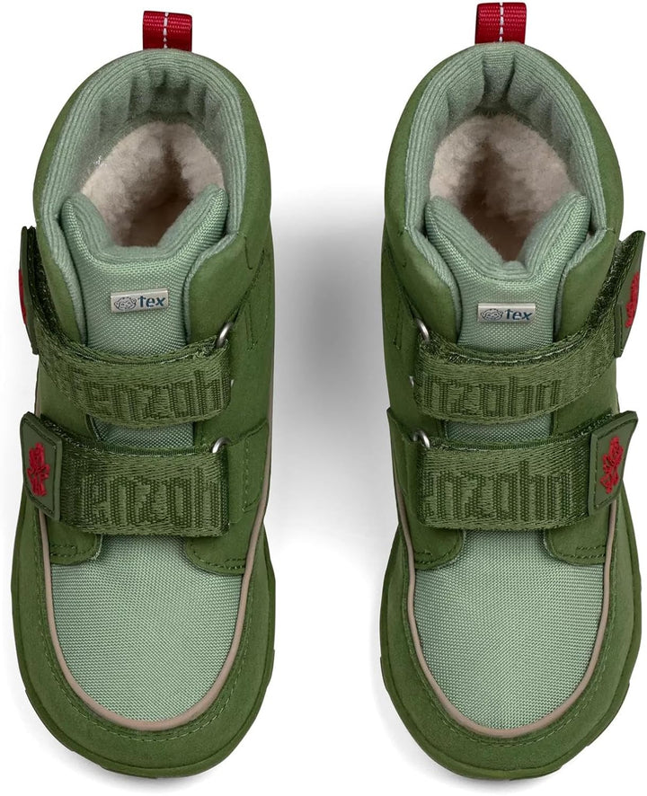 Affenzahn Winterstiefel Vegan Comfy warm gefüttert, wasserdicht mit Kletterverschlüssen, Grösse 21-3