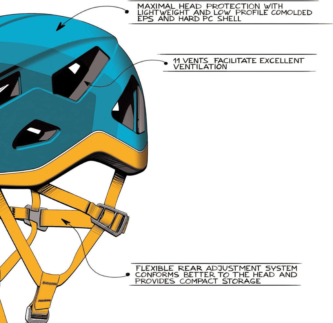 Singing Rock Penta (Kletterhelm) blu, blu