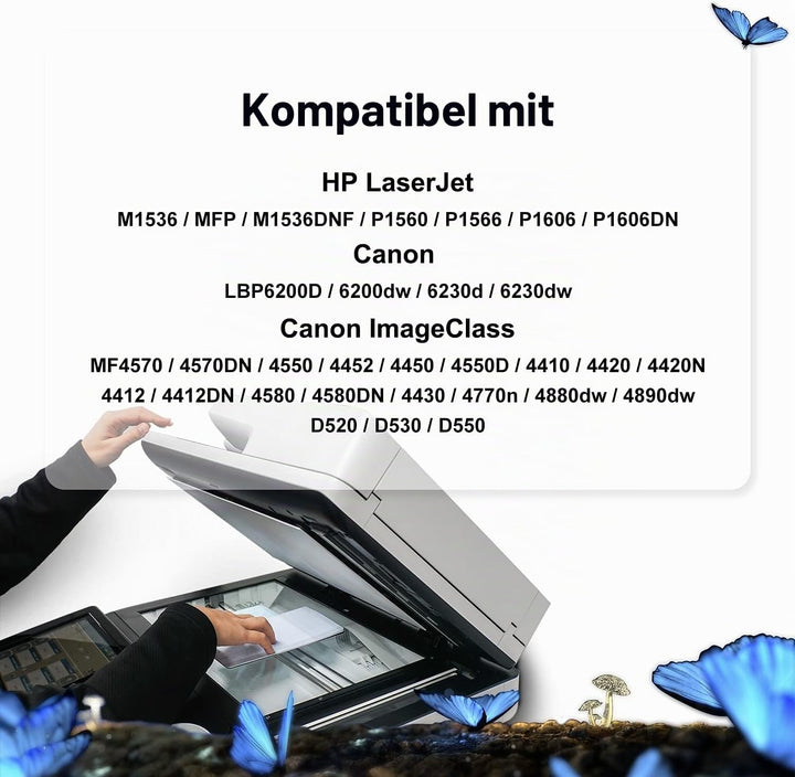 LOSMANN 2X Toner Kompatibel für HP CE278A 78A für HP LaserJet Pro M1536DNF M1537DNF M1538DNF M1539DN