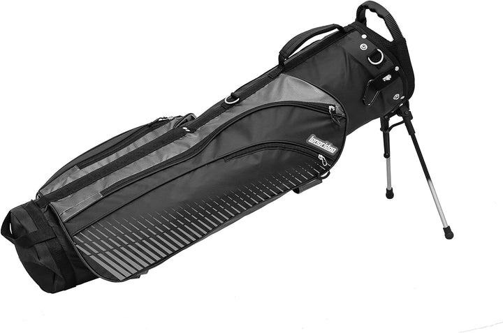 LONGRIDGE 7' Tri Lite Carry Golftasche - Schwarz/Silber