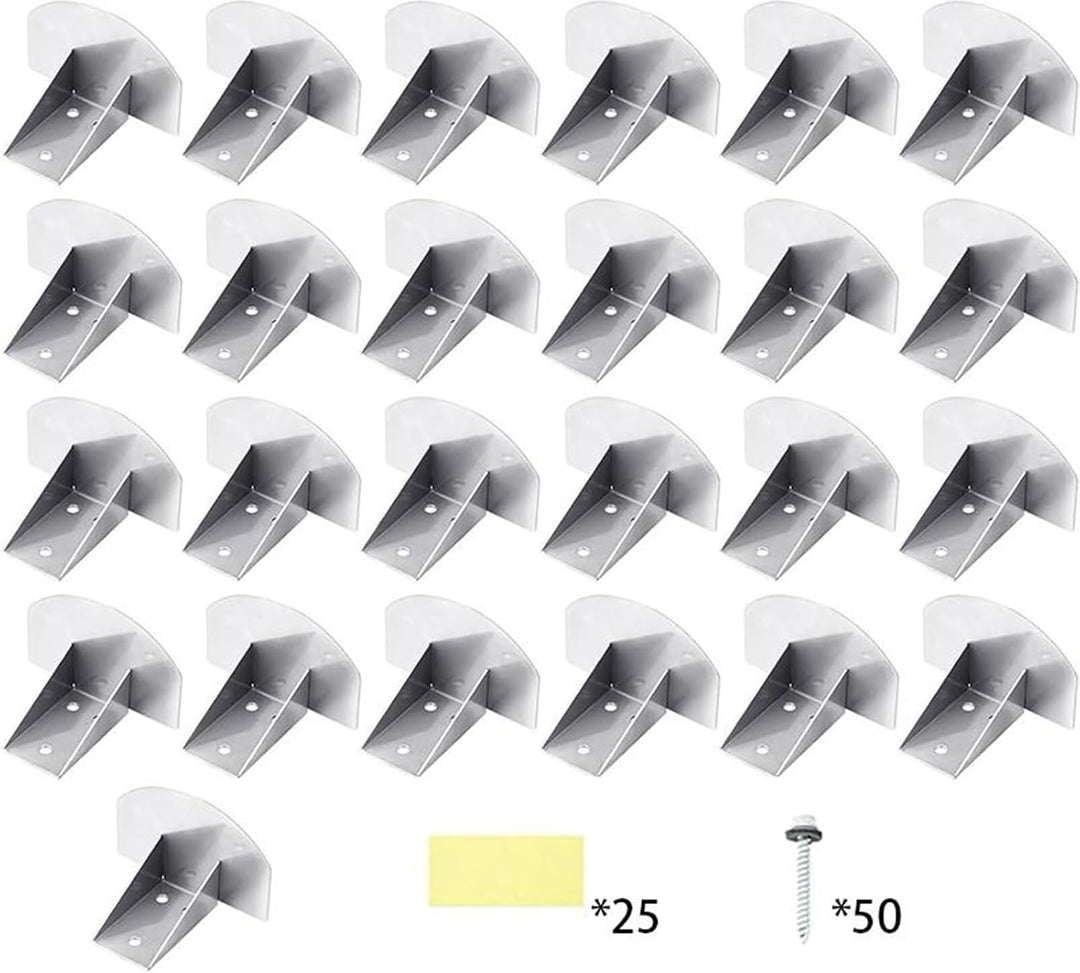 Metal Roof Schneefanghaken 25 Stück Wetterfeste Eisansatz Stopps | Robuste Schneestopper Für Winter