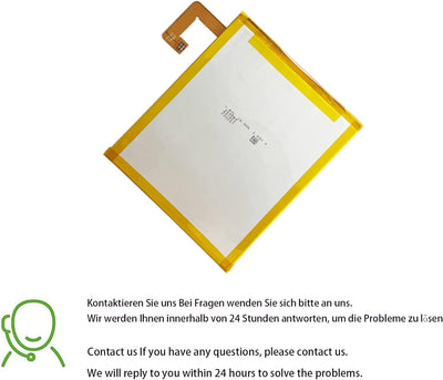 Aousavo L18D1P32 ersatz akku Kompatibel mit Lenovo Smart Tab M10 TB-X605F TB-X605FC mit Free Toolkit
