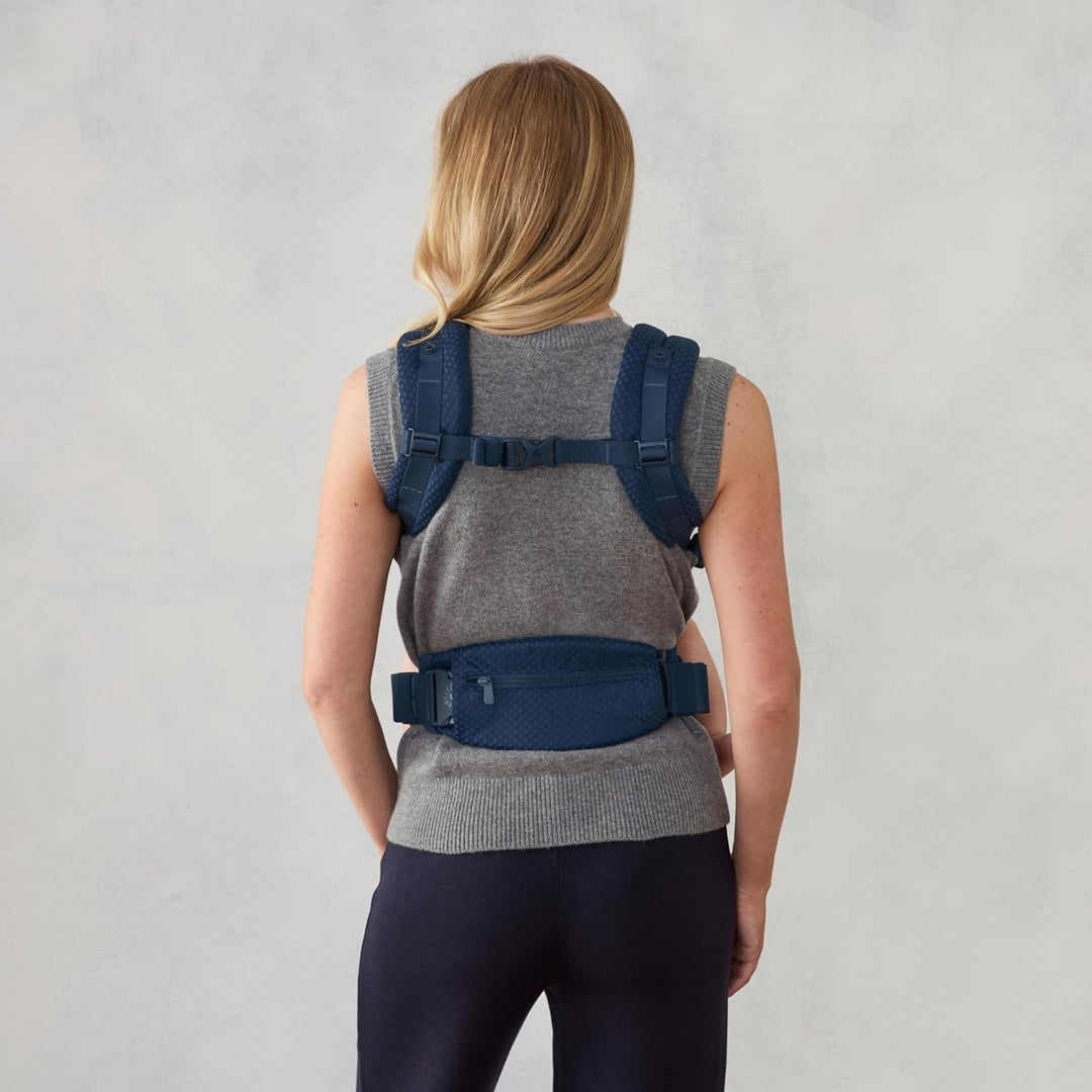 Ergobaby Omni Deluxe All-in-One Babytrage für Neugeborene ab Geburt bis 20kg, Ergonomische 4-Positio