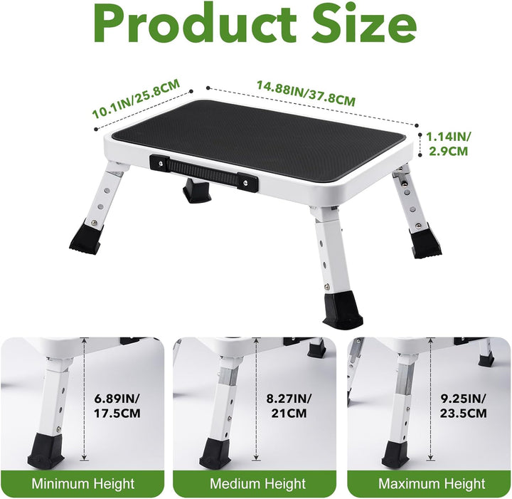 Klapphocker, Tritthocker Klappbar, Hocker Klappbar, Klapptritt, Falthocker, Trittstufe Klappbar, Fus