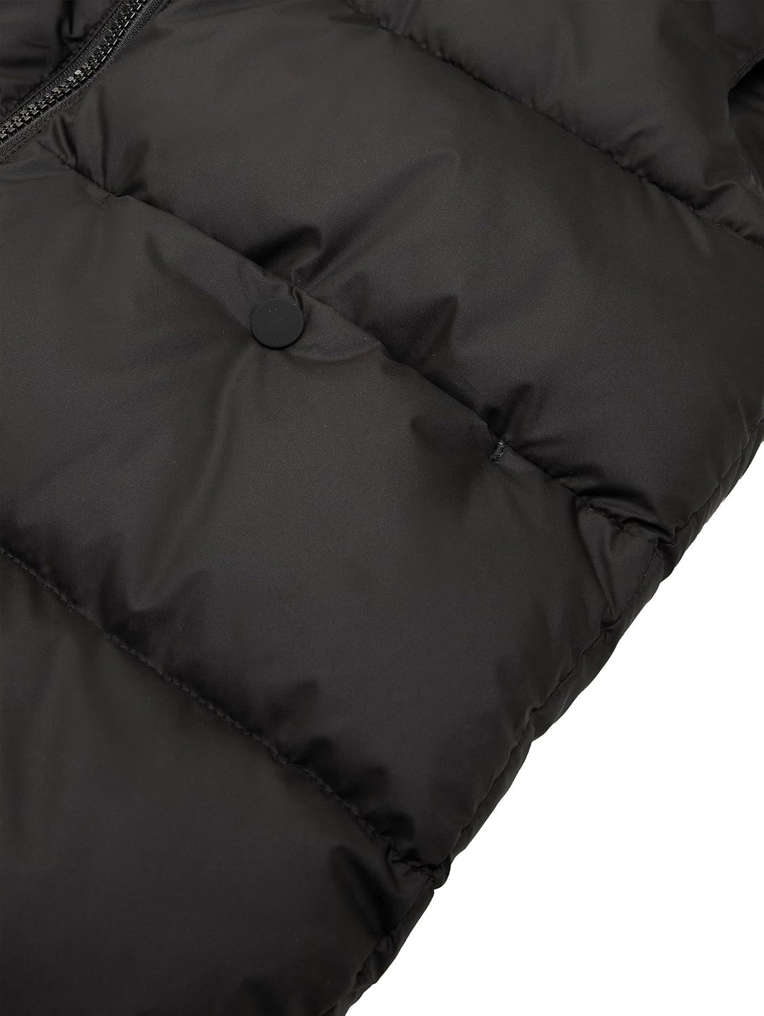 TOM TAILOR Mädchen 1038490 Steppweste mit Kapuze (1er Pack) 176 29999 - Black, 176 29999 - Black