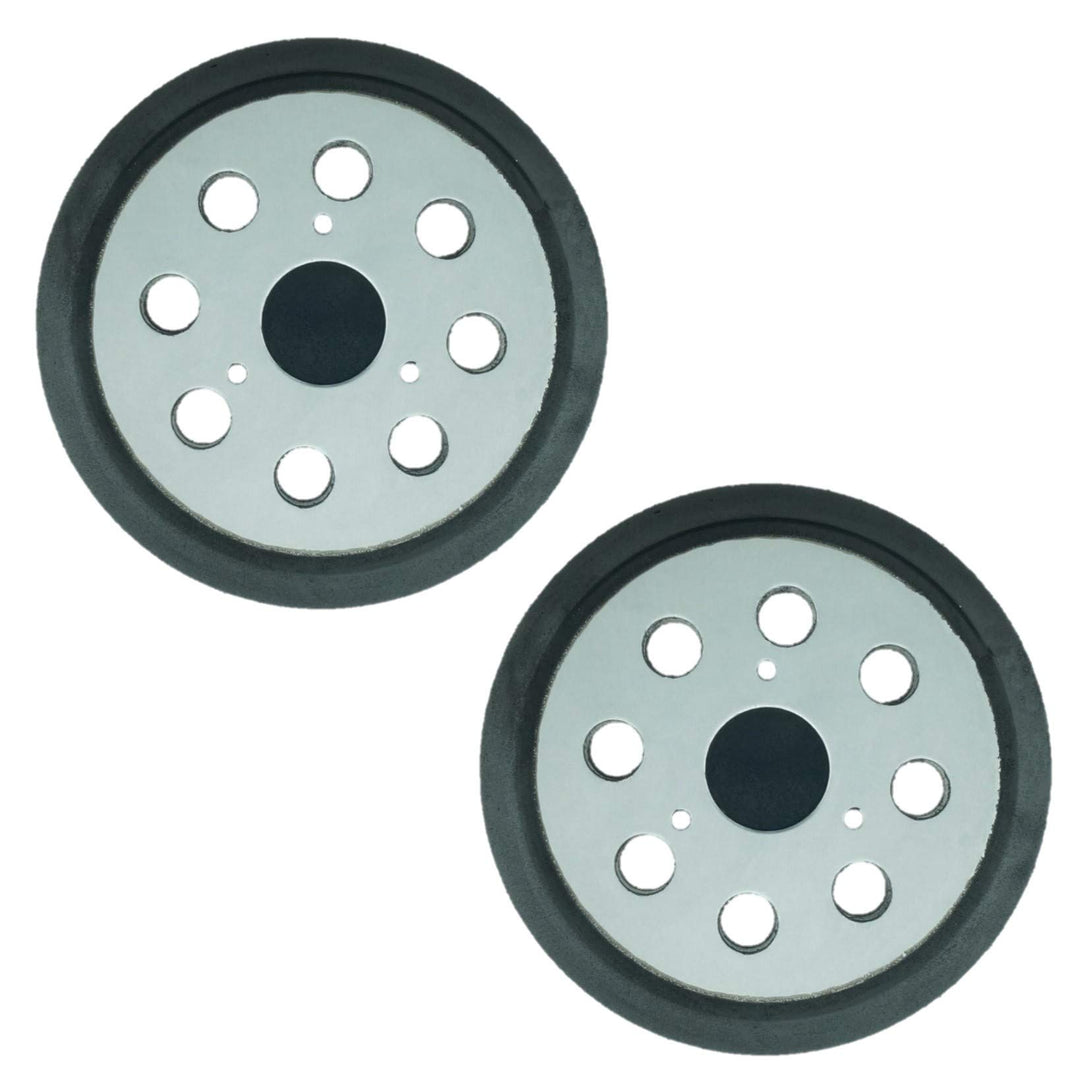 2 x SabreCut OSSCPD421MH_2 125mm mittelharter 8-Loch-Exzenterschleifer mit Klettverschluss kompatibe