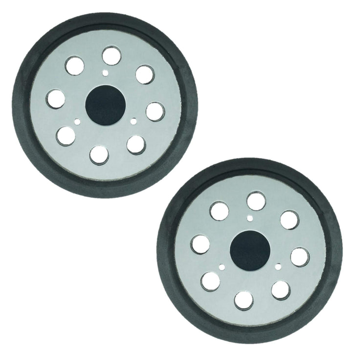 2 x SabreCut OSSCPD421MH_2 125mm mittelharter 8-Loch-Exzenterschleifer mit Klettverschluss kompatibe