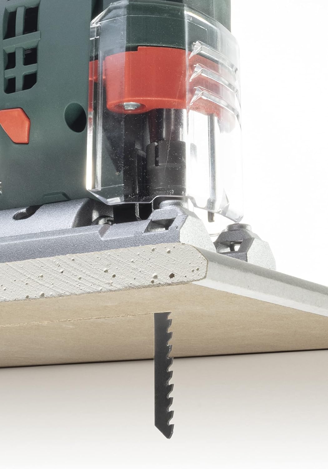 wolfcraft 2384000 Stichsägeblatt HM 100 mm I T-Schaft I schneller, grober Schnitt für Porenbeton, Gi