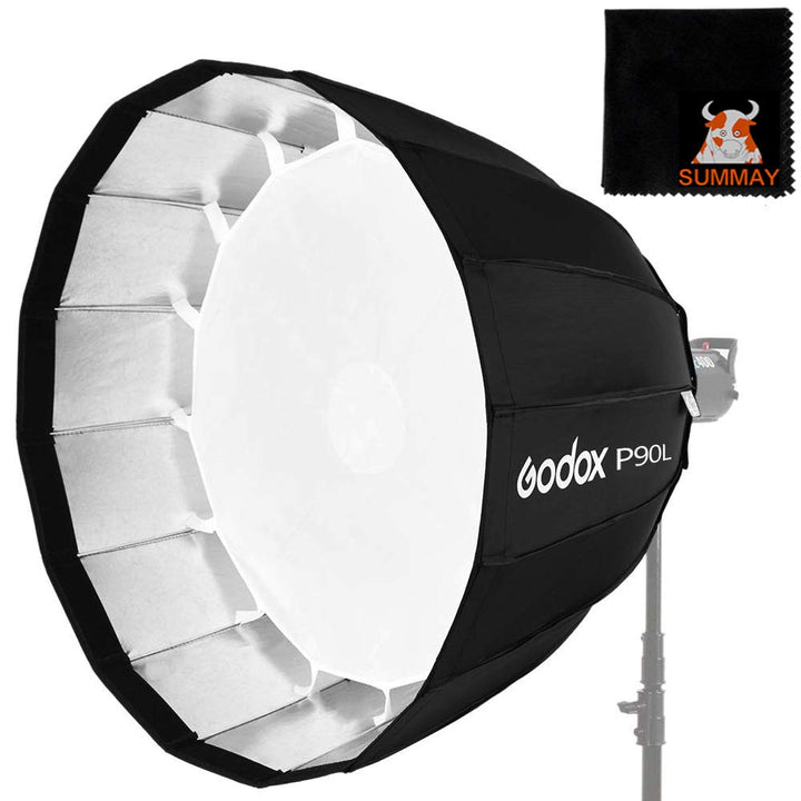 GODOX 90cm Deep Softbox P90L Bowens Mount für Studio Monolight Flash Light (P90L), P90L