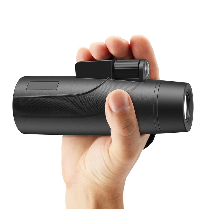 Antik 2000 Fernglas Wasserdicht 12x Vergrösserung für Handy Monokular 12x50 mit Telefonhalterung zur