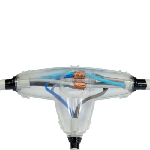 ViD® Giessharz-Verbindungsmuffe T-Form 246x143x56mm | Kabel-Ø 10-25mm; für abgezweigte Verbindungen
