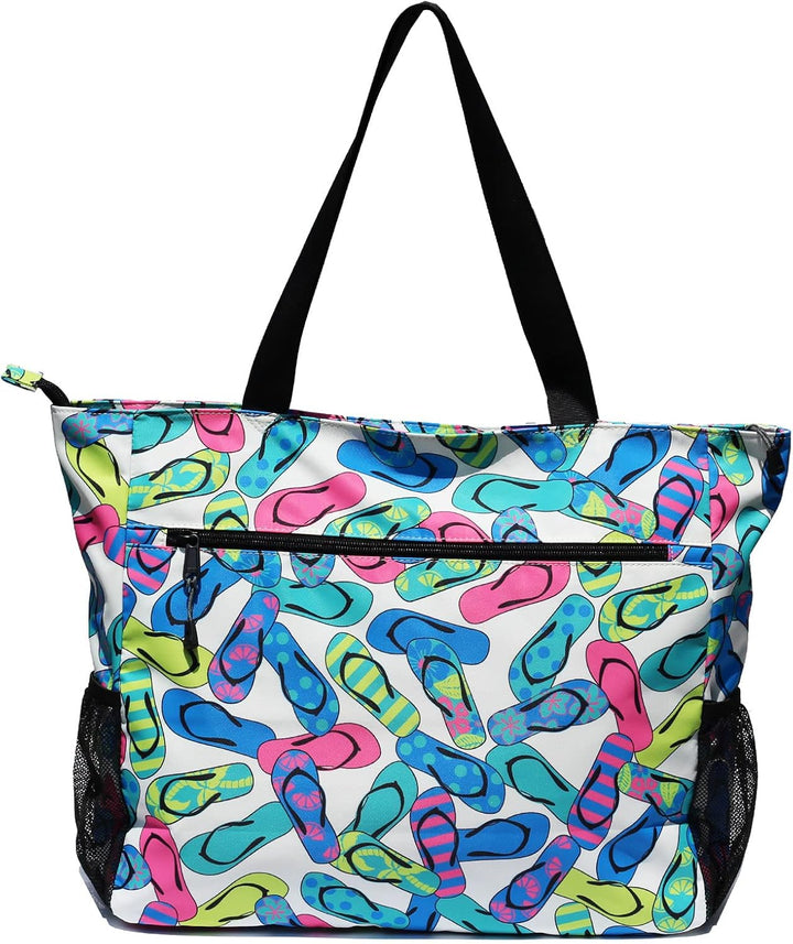 Grosse Strandtasche, wasserabweisend, leicht, 50,8 cm, für Damen, für Fitnessstudio, Strand, Reisen,