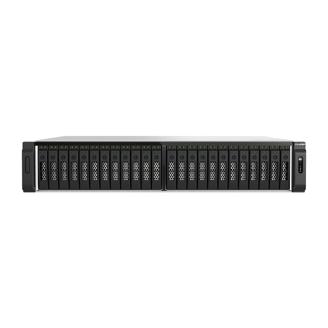 QNAP TS-h3077AFU-R7-64G | 30-Bay 2,5"-inch SATA, All-Flash, Ryzen Pro CPU, 2 x 2.5 GbE + 2 x 10GbE B