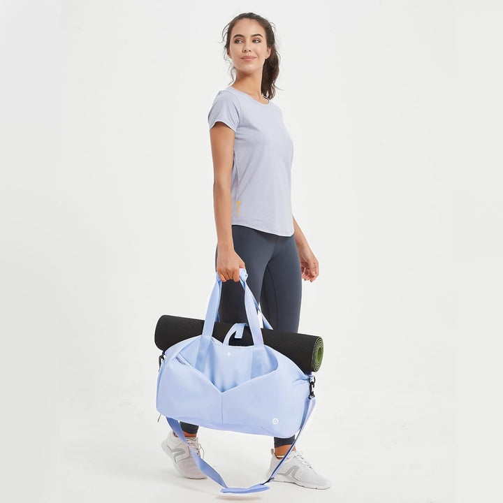 Ceneda Sporttaschen Klassische mit Schuhfach und Nassfach Tragbare Übernachtungs Wochenendtasche Rei