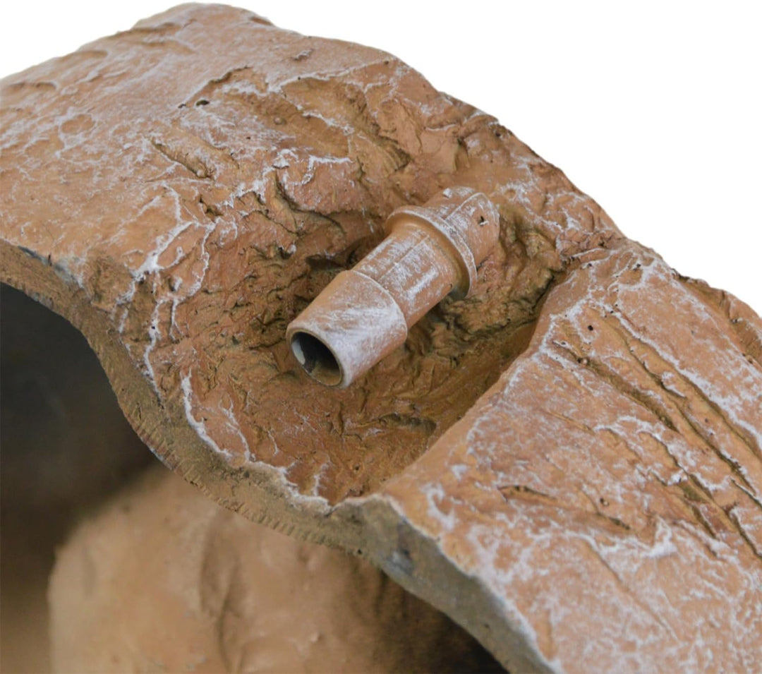 Gartenbrunnen Brunnen Bachlauf QUELLBACH Zierbrunnen Vogelbad Wasserfall Gartenleuchte Teichpumpe (7