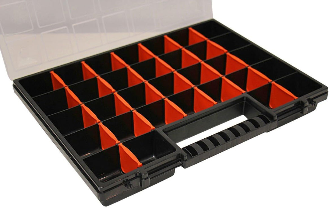 Sortimentskasten Sortimentskoffer schrauben Sortierbox gross Kleinteilemagazin mit Fächer individuel