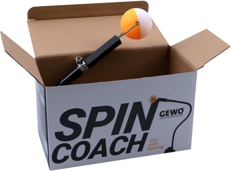 GEWO Spin Trainer Tischtennis, Tischtennis-Trainer-Set, Ping-Pong-Trainer, Tischtennis-Trainer für K