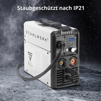 STAHLWERK MIG MAG 160 M IGBT-Schweissgerät Vollsynergisches 5 in 1 Kombigerät mit echten 160 Ampere