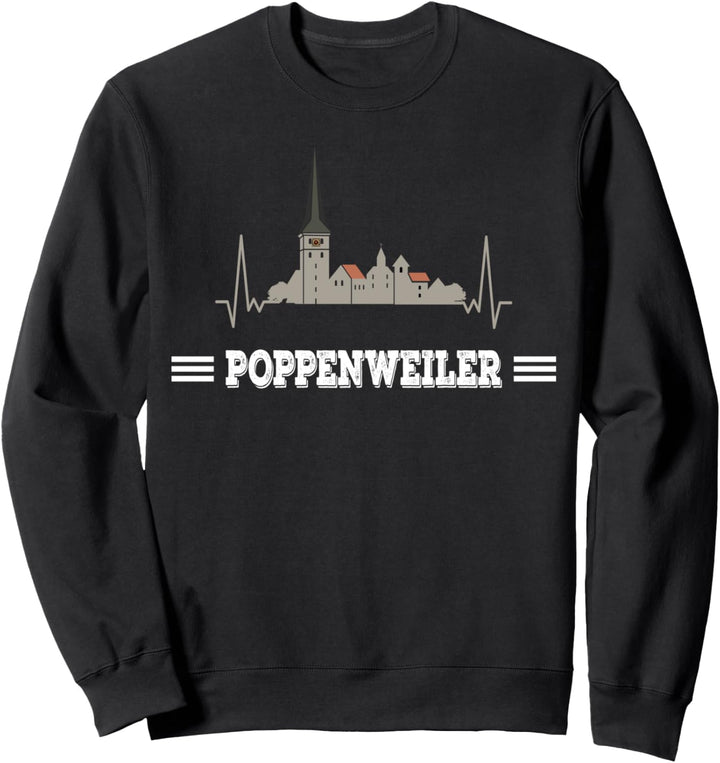 Mein Herz schlägt für Poppenweiler Sweatshirt