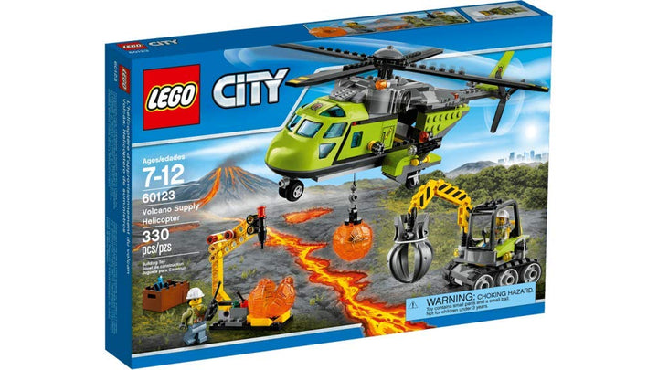 LEGO City 60123 - Vulkan-Versorgungshelikopter