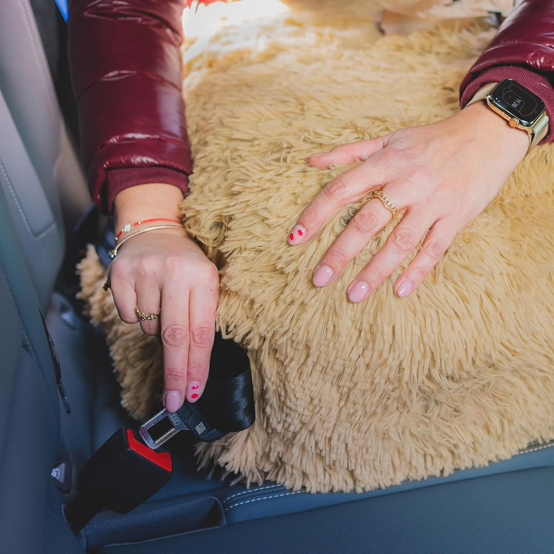 Luxuriös Hunde Auto Sitz | Autositz für Hunde, Rückbank, Vordersitz | Universal Waschbar Hundeautosi