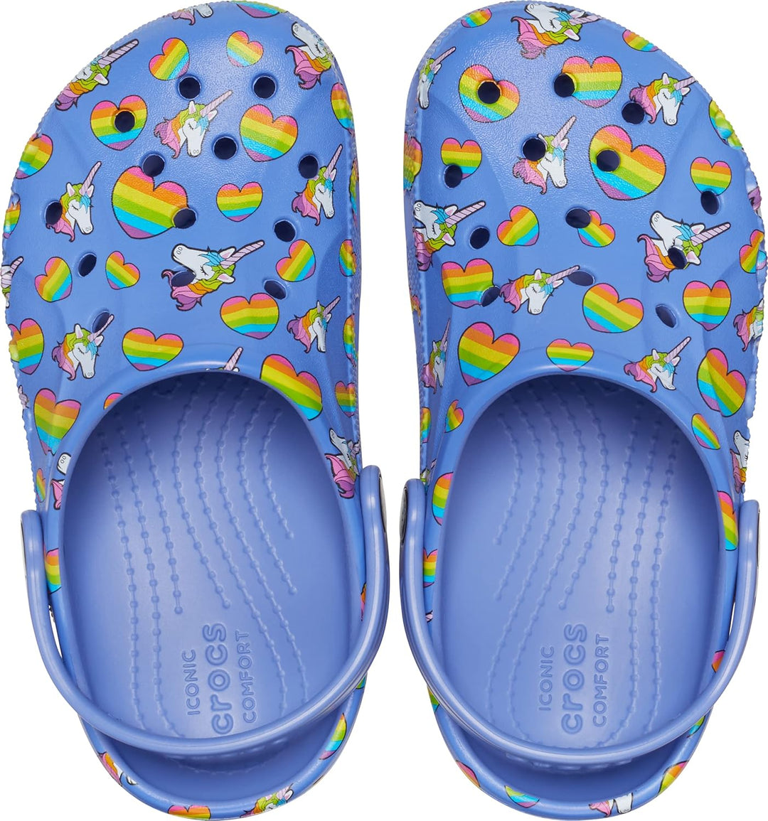 Crocs Baya Clogs – Unisex Clogs für Kinder – Wasserfreundlich und schnell trocknend 19/20 EU Lapis M