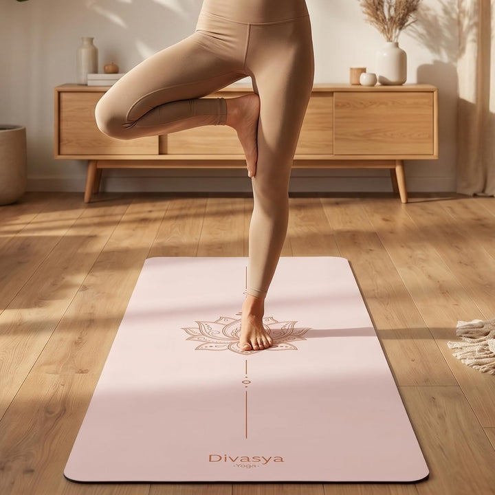Premium Yogamatte rutschfest: Naturkautschuk rutschfest & japanische professional grip Oberfläche |